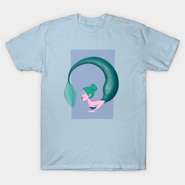 Mermaid circle T-Shirt by Krismilla 